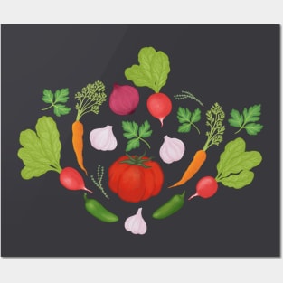 Vegetable Bounty Posters and Art